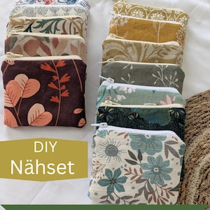 DIY Nähset - Mini-Reißverschlusstäschchen inkl. Anleitung