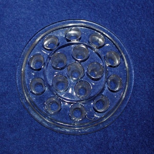 Vintage Floral Glass Frog