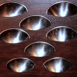 Silver Cup Handles Brushed Nickel Finish Lots of 8