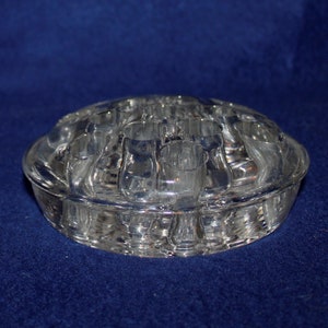 Vintage Floral Glass Frog