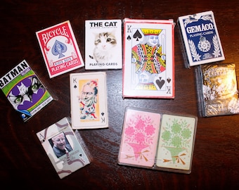 Vintage Playing Card Decks Lot of 10