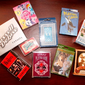 Vintage Playing Card Decks Lot of 10