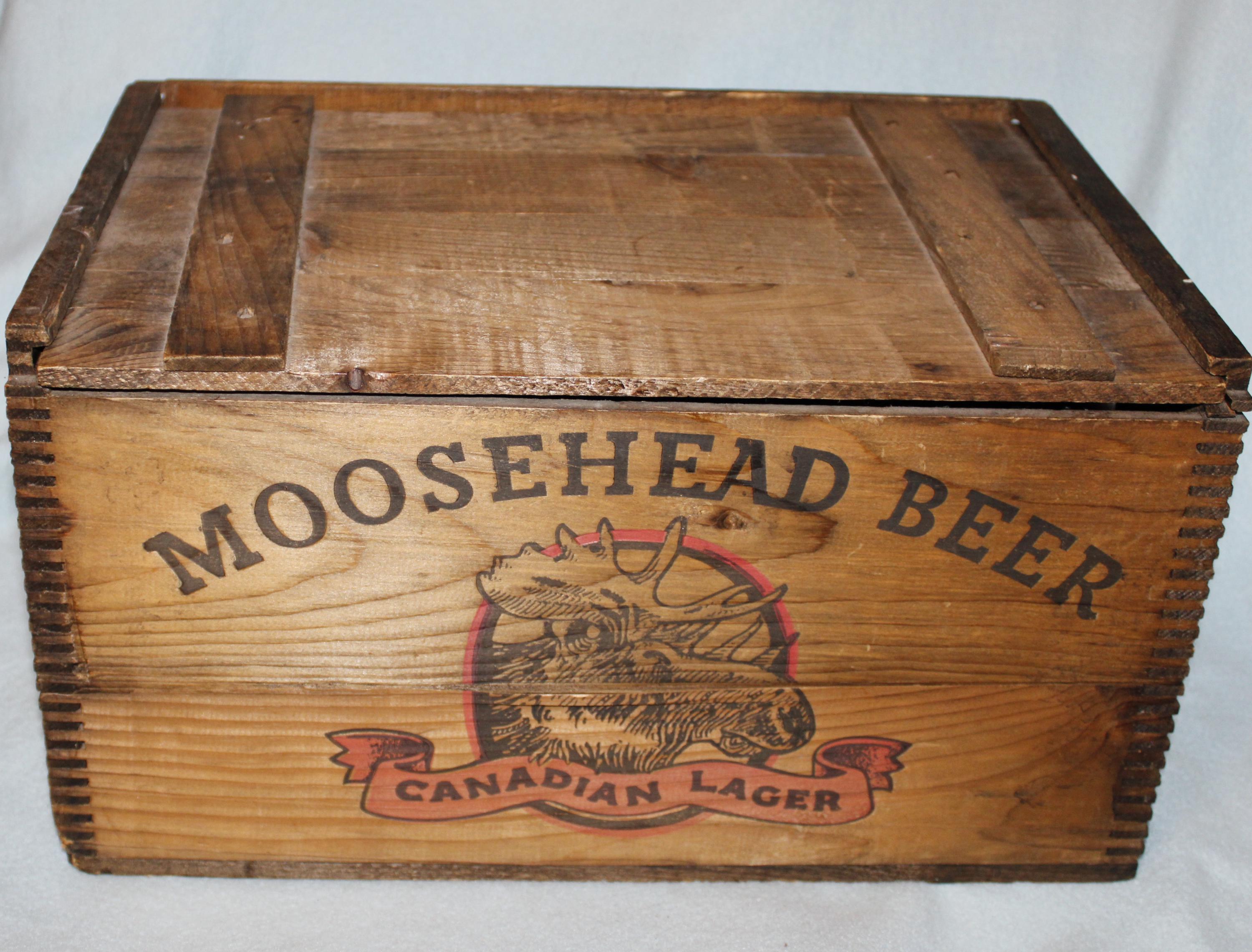 MOOSEHEAD BEER 木箱　アメリカンヴィンテージ MOOSEHEAD BEER 木箱 アメリカンヴィンテージ 【公式通販】