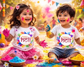 Toddler Holi shirt, Holi Hai