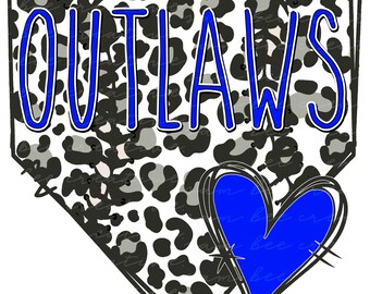 Download Outlaws Baseball Etsy