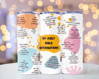 Daily Bibble Affirmations SkinnyTumbler / Thermal Tumbler