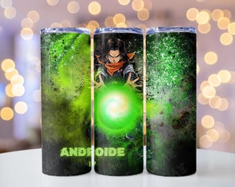Android 17 Skinny Tumbler/ Thermal Mug