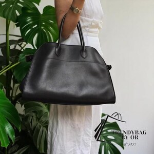 Große Leder Tragetasche für Damen | Handgefertigte Minimalistische Umhängetasche | Top Griff Handtasche | Stilvoller Pendler | Ledertasche für die Arbeit