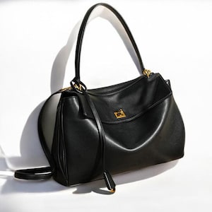 Leder Tragetasche, luxuriöse Ledertasche, Leder Umhängetasche, Top Griff Tasche für Frauen, Geschenk für sie, Geschenk für Mama