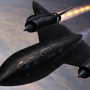 Póster o lienzo brillante SR71 Blackbird