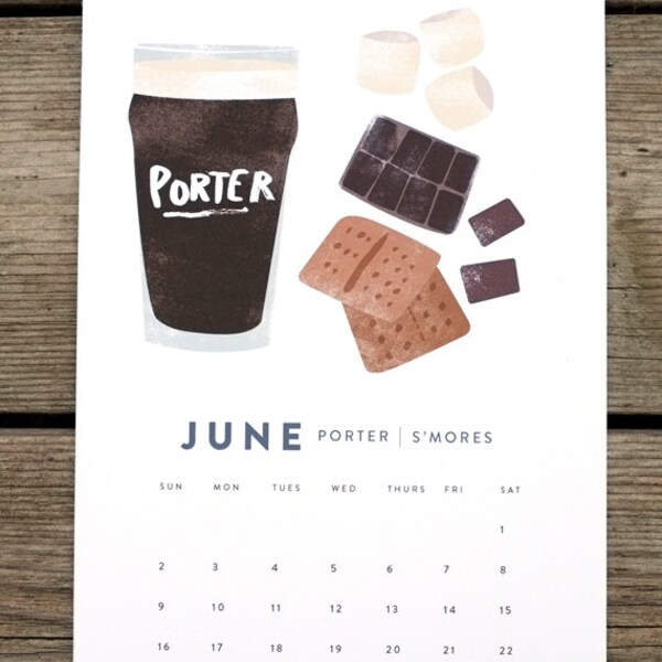 BEER/FOOD 2013 calendar