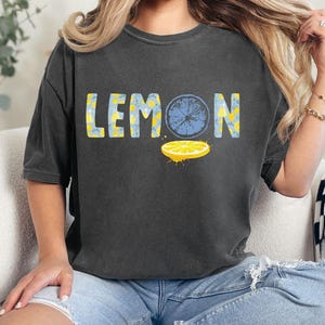 Comfort Colors Fruit Shirt, Lemon Coquette Shirt, Cottagecore Summer T-Shirt, Vintage Citrus Tee, Lemons Tshirt, Girly Beach Vacation Shirt