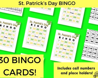 St. Patrick's Day BINGO (30-pack)