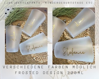 Personalisierte Mehrwegbecher, 300ml, JGA Becher,Geburtstage,Kindergeburtstage,Plastikbecher mit Namen,Campingbecher,Junggesellenabschied
