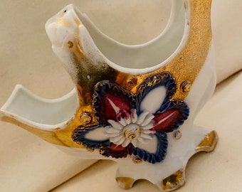 Vintage Czech/Bohemian porcelain vase