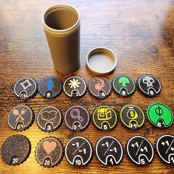 MTG Simple Spindown Counter "Starter Set"