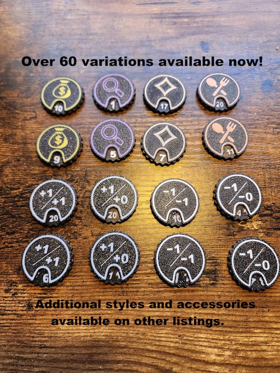 Pick Your Own Magic the Gathering Simple Spinning Counters and Tokens