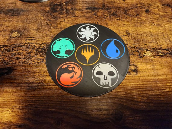 Magic the Gathering 5 Mana Symbol Wall Decoration - Etsy