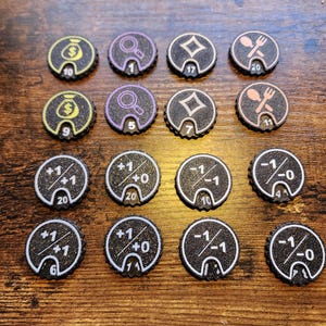 Wybierz własne, proste, wirujące żetony i żetony do gry Magic the Gathering