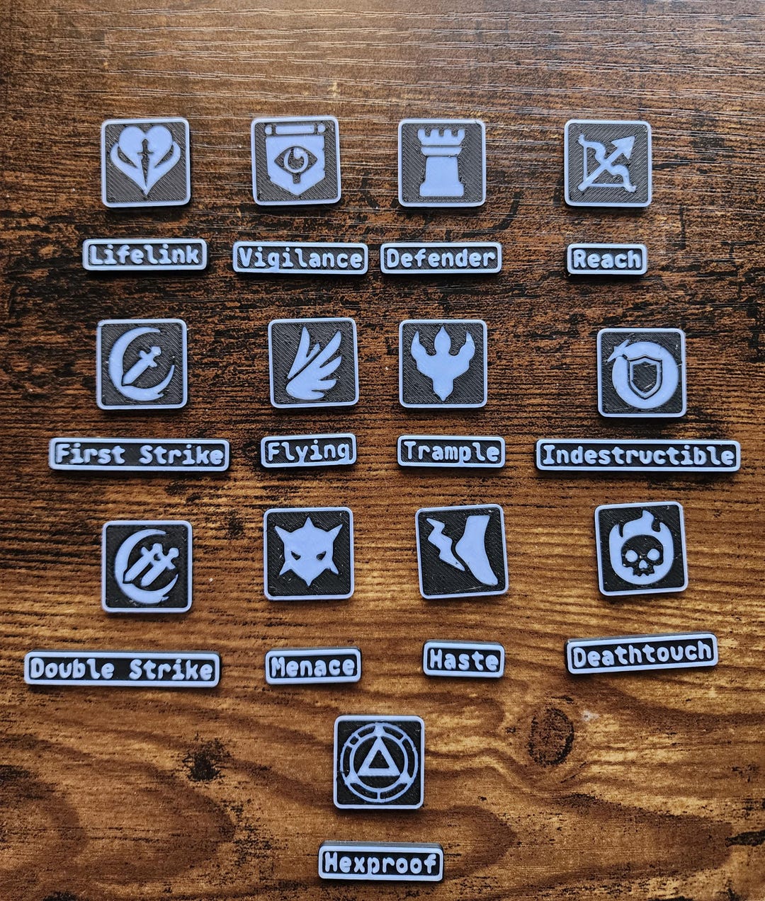 Magic the Gathering Simple Ability Tokens, Multiple Sizes - Etsy