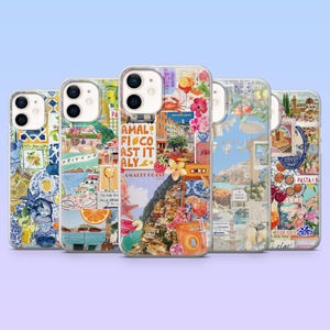 Italy Phone Case Italian Summer Cover for iPhone 16, 15, 14, 13, 12, Samsung S25+, S24Fe, S23, S22, A16, A55, A25, Pixel 9Pro, 8A