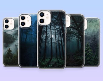 Dark Forest Phone Case Gothic Nature Cover for iPhone 17Pro, 16, 15, 14, 13, 12, Samsung S25, S24, S23Fe, S22, A16, A26, A56, Pixel 10, 9Pro
