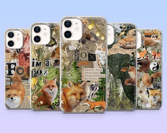 Fox Phone Case Animal Wildlife Cover for iPhone 17Pro, 16, 15, 14, 13, 12, Samsung S25, S24, S23, S22, A16, A26, A56, Pixel 10, 9Pro
