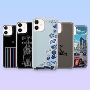 Formula Phone Case F1 Car Racing Cover for iPhone 16, 15, 14, 13, 12, Samsung S25, S24, S23, S22, A16, A55, A25, Pixel 9Pro