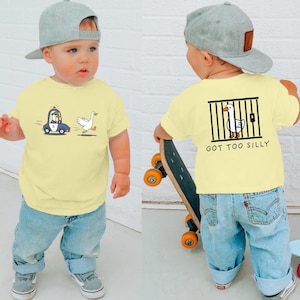 Got Too silly chemise pour tout-petits drôle d'oie idiote t-shirt pour tout-petits animaux de la ferme drôles chemise pour enfants chemise drôle pour bébé