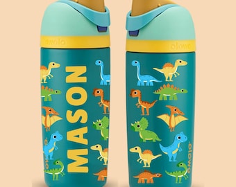 Personalized Kids Owala Water Bottle 16oz FreeSip tumbler with name for toddlers
