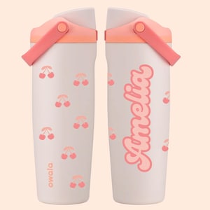 Personalized Owala FreeSip 40oz Water Bottle: Custom Name Design