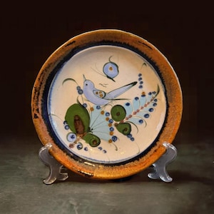 Ken Edwards signed ceramic display dish