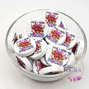 30 mm「ちょっとムーディ」カスタムシリコンフォーカルビーズ