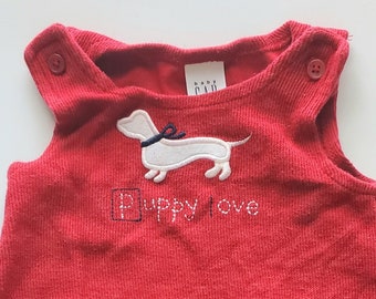 Vintage Baby GAP Red Romper