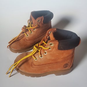 Leather Shoes Vintage Hiking Kids Timberland Brown Boys Blue Sneakers Toddler Boots Gift for Kids 10 UK 28 EU 10.5 US Etsy