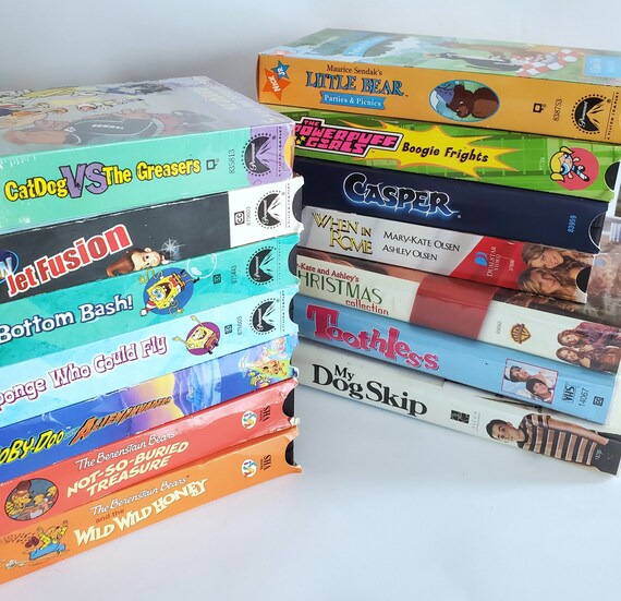 Cassettes Vhs Dessins Animes Des Annees 80 90 Films Retro Etsy France