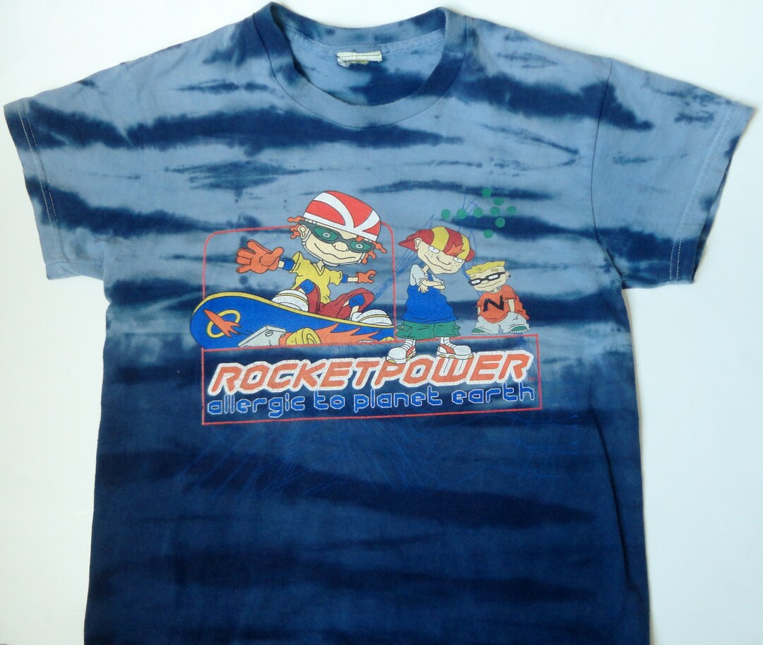 Vintage 90s ROCKET POWER T-shirt RARE Design, Allergic to Planet Earth,  Retro Cartoon Top Short Sleeve Tee Unisex, Tie Dye Nickelodeon Top - Etsy  Singapore