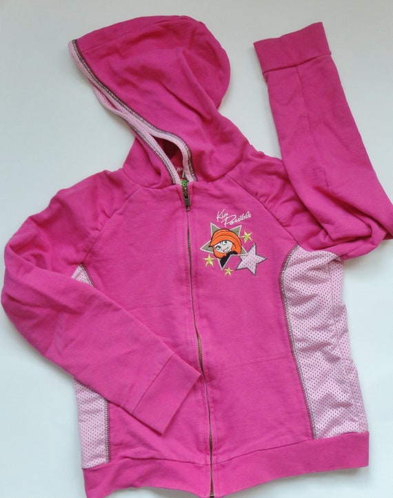 Vintage KIM POSSIBLE Kids Long Sleeve Zip Front Re