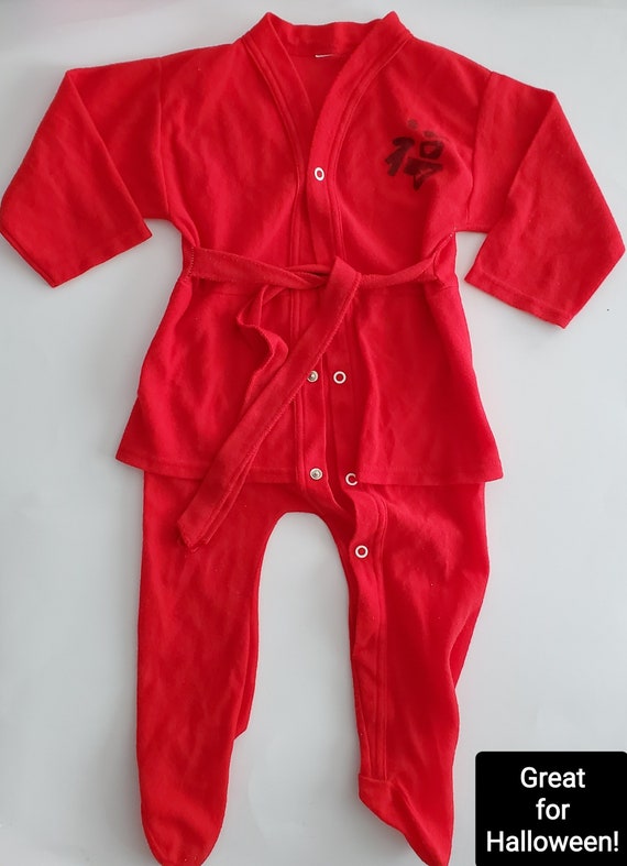Vintage Baby GAP Red Romper - image 9