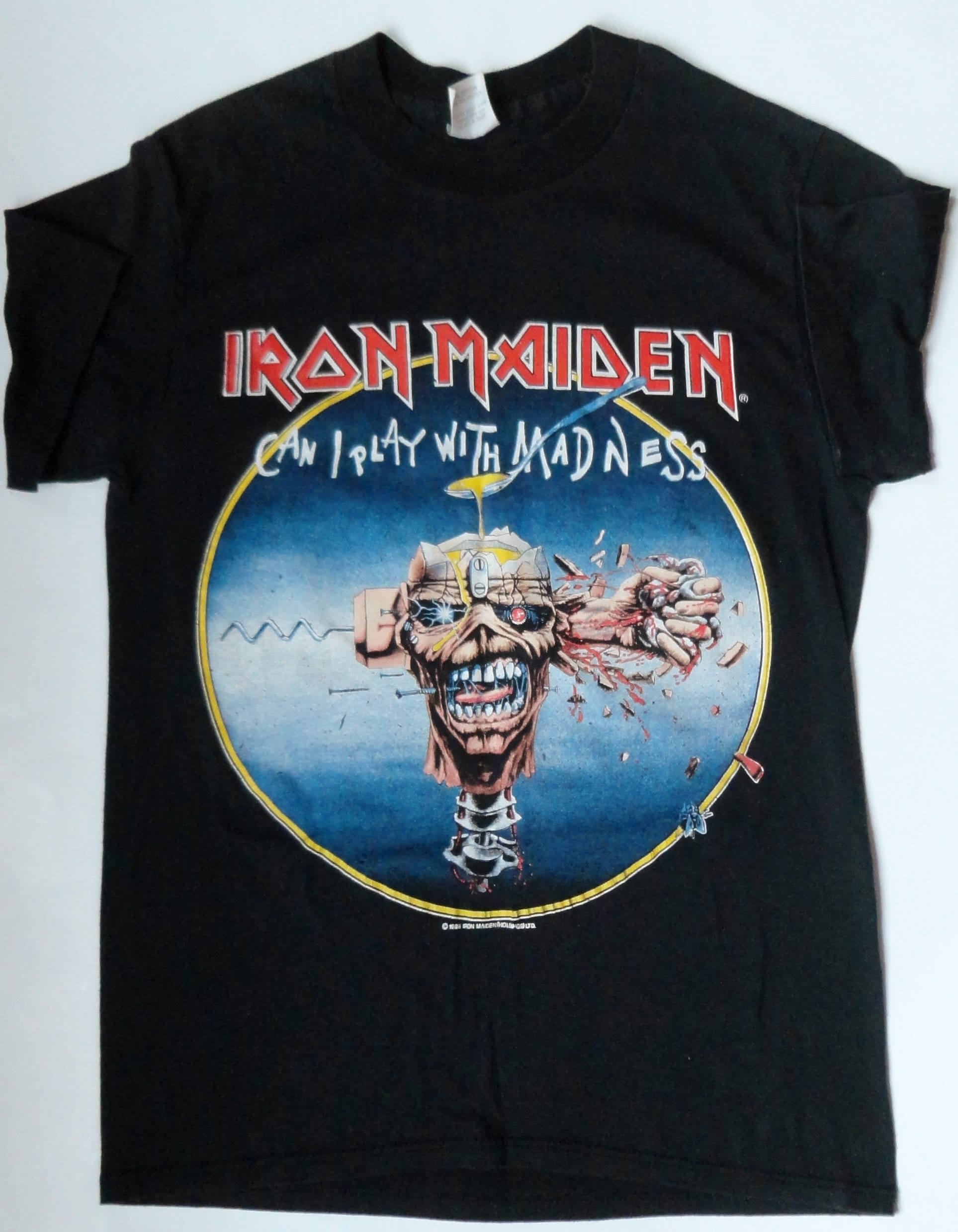 iron maiden can i play with madness shirt