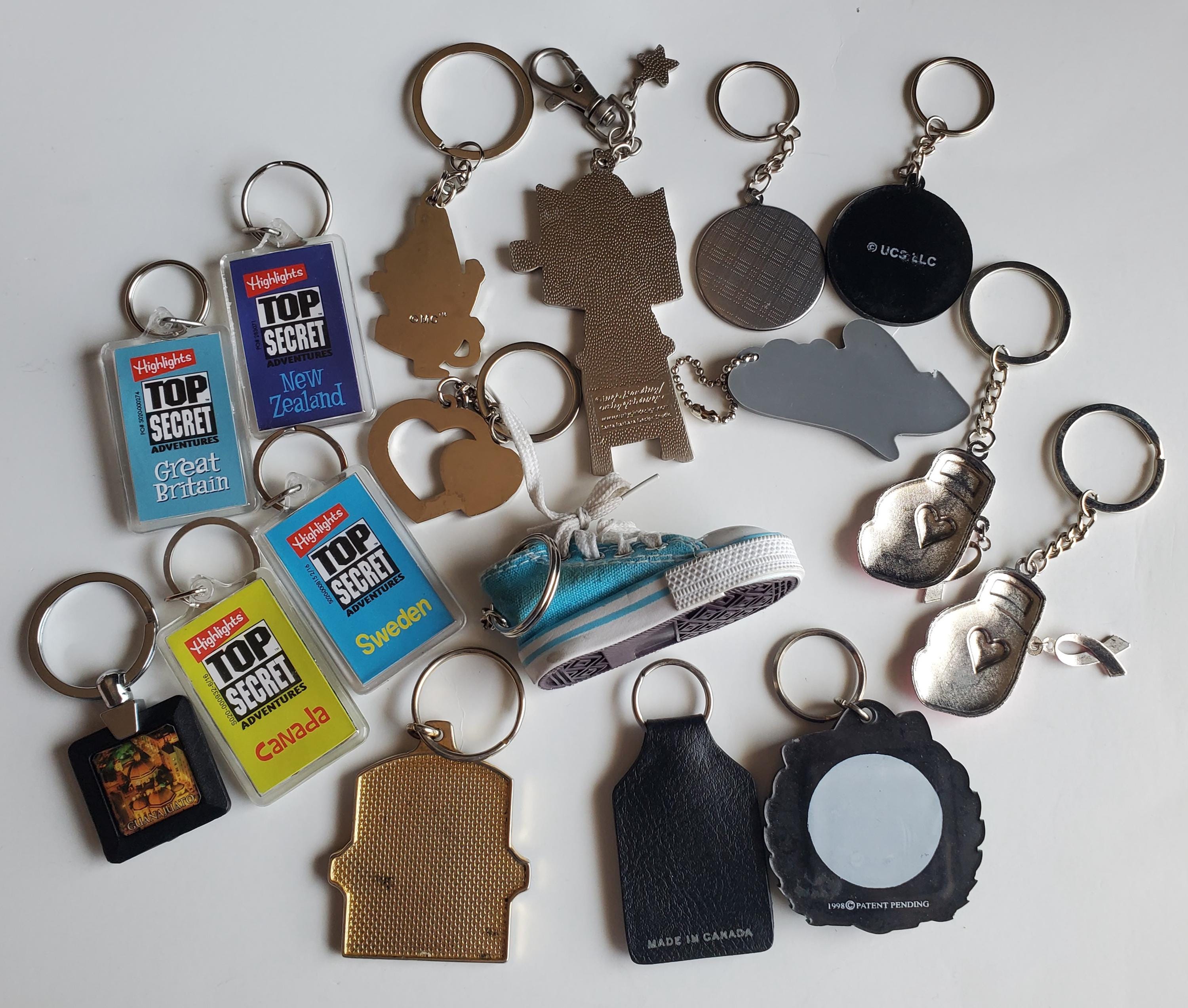 Vintage 1980s 90s 2000s Novelty Key Chain - Retro Backpack Vintage 1980s 90s 2000s Novelty Key Chain - Retro Backpack