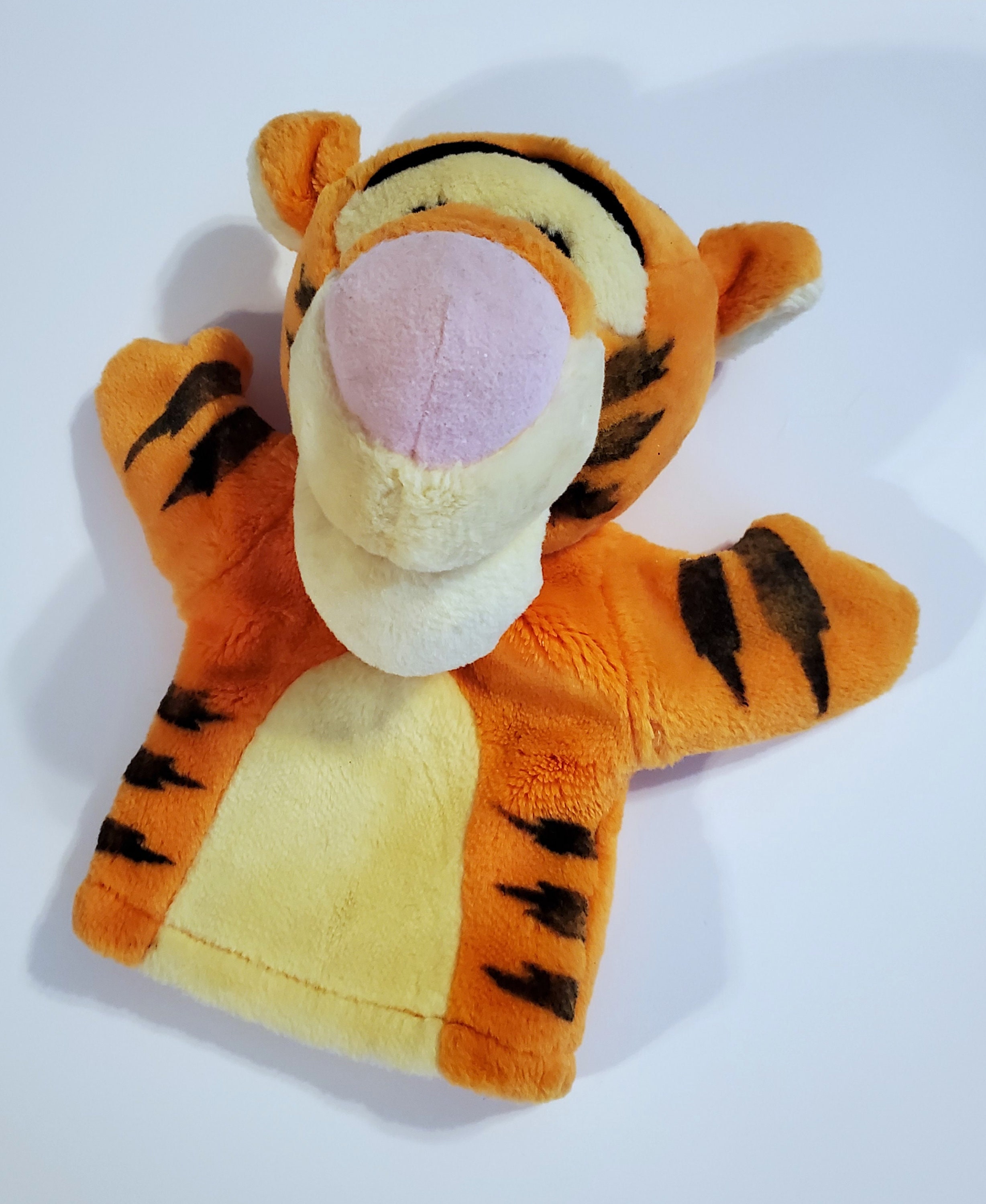 Tigger Soft Plush Hand Puppet Plushie Tigger Toy Etsy UK