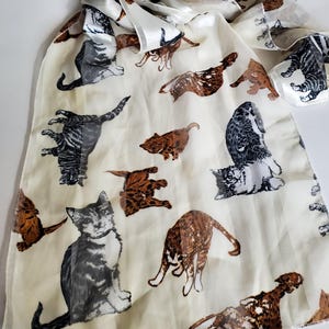 Vintage Cat scarf