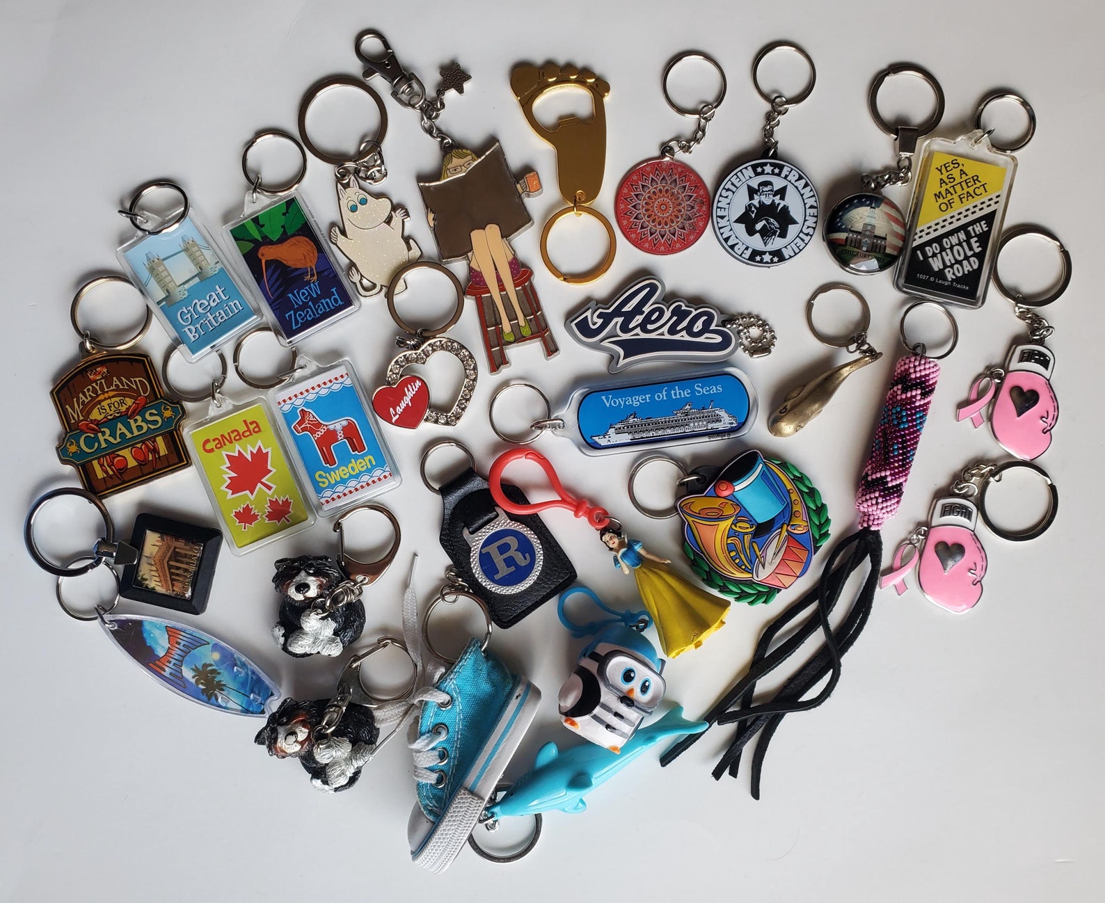 Vintage 1980s 90s 2000s Novelty Key Chain - Retro Backpack Zipper Pull ...