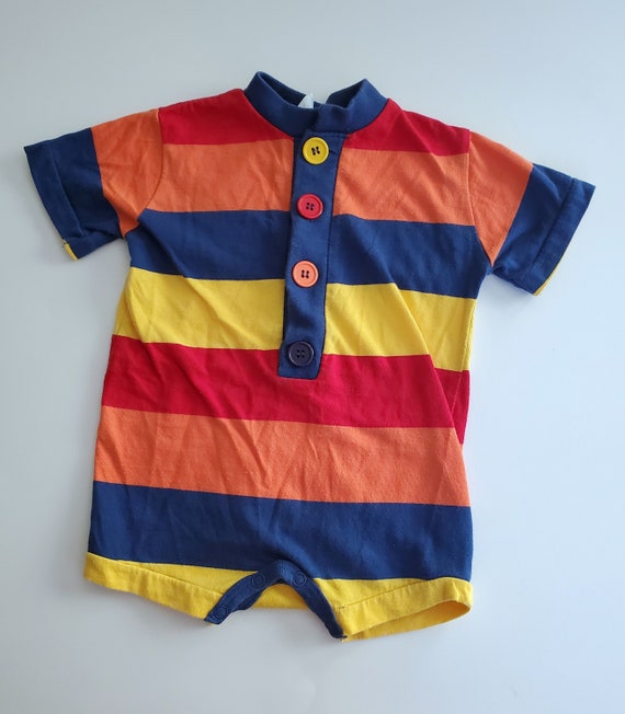 Vintage Baby GAP Red Romper - image 4