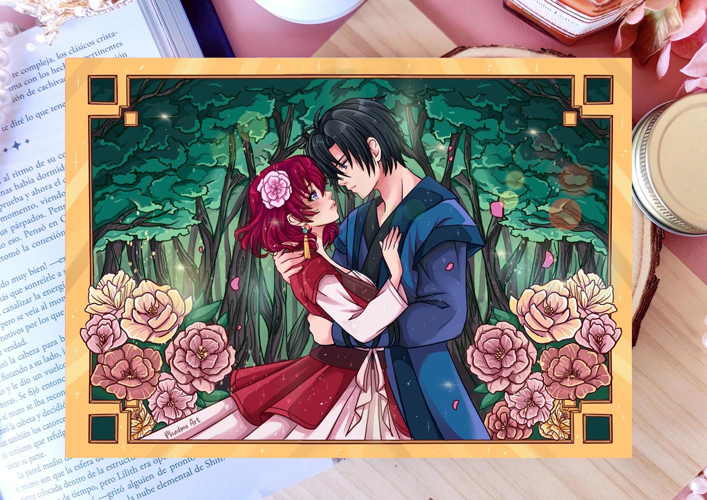 Print Love Yona and Hak/ Anime / Manga / Yona Del Amanecer