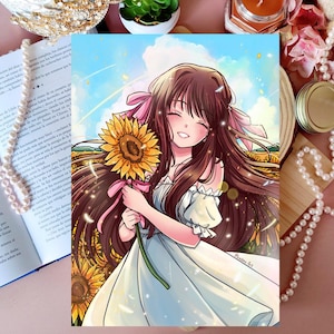 Print  Sweet Tohru / Anime  / Manga / Zodiaco / Zodiaco chino / Anime estudiantes / /Love /Girasoles