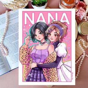 Imprimir Nana y Hachi / Anime - Manga / ナナ / Amigas / Amor / rock / dulce / lindo / fanart