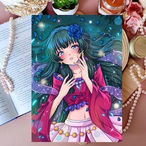 Print Beautiful MaoMao dancing / anime / manga / anime de la boticaria / lamina / Ilustracion