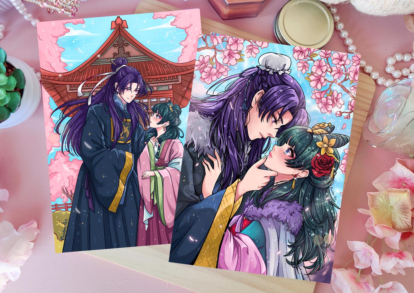 Print Sweet kiss - anime de la boticaria / Manga / Anime / lovers / amor / pareja / fanart
